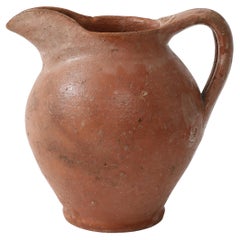 Brocca di terracotta italiana della fine del XVIII secolo