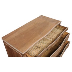 Late 18th C. Italian Finely Carved Chest w/Subtle Serpentine Shaped Front