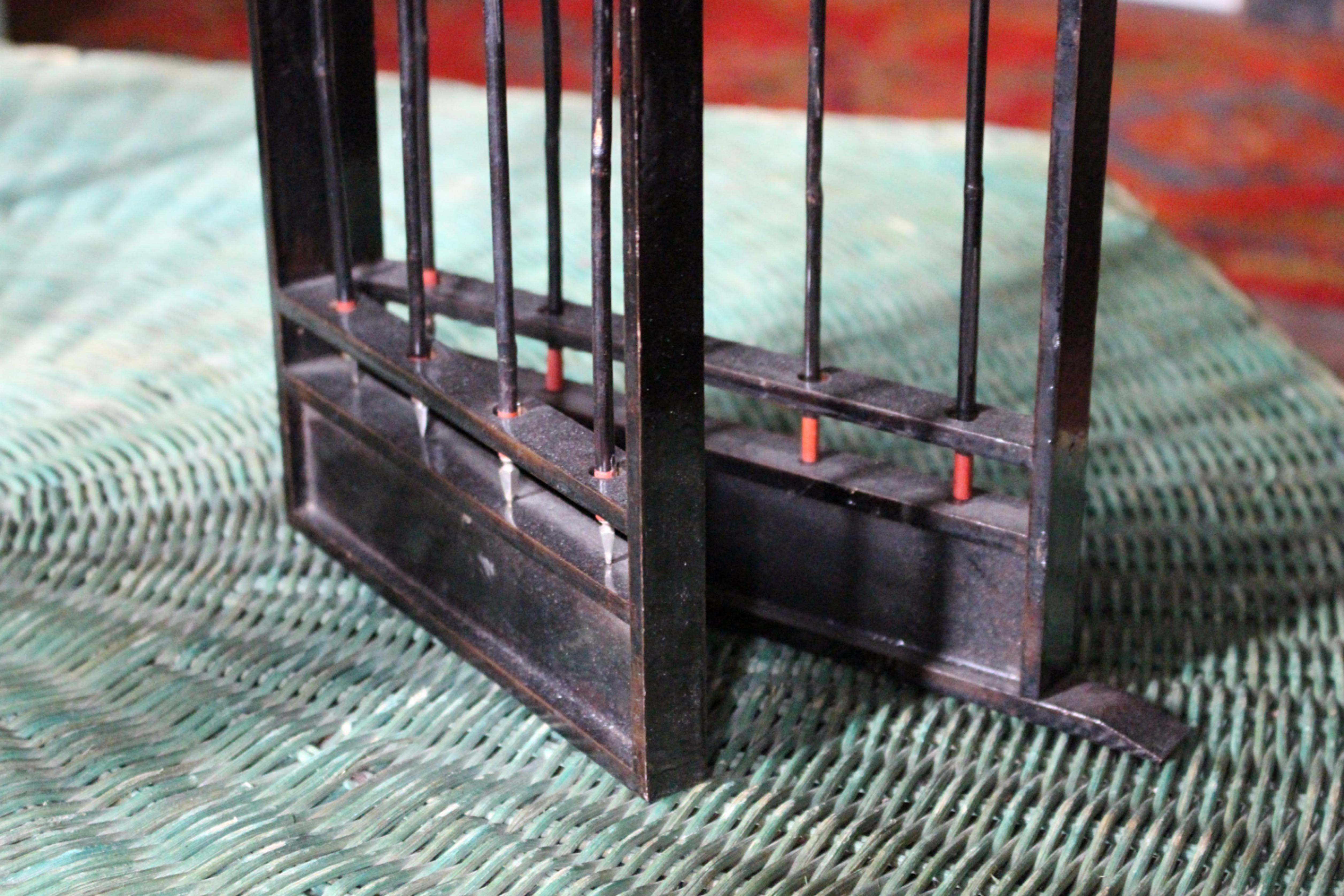 Late 18th C Japanese Edo Period Palanquin Bow (Rimankyuu)  Country House Antique For Sale 10