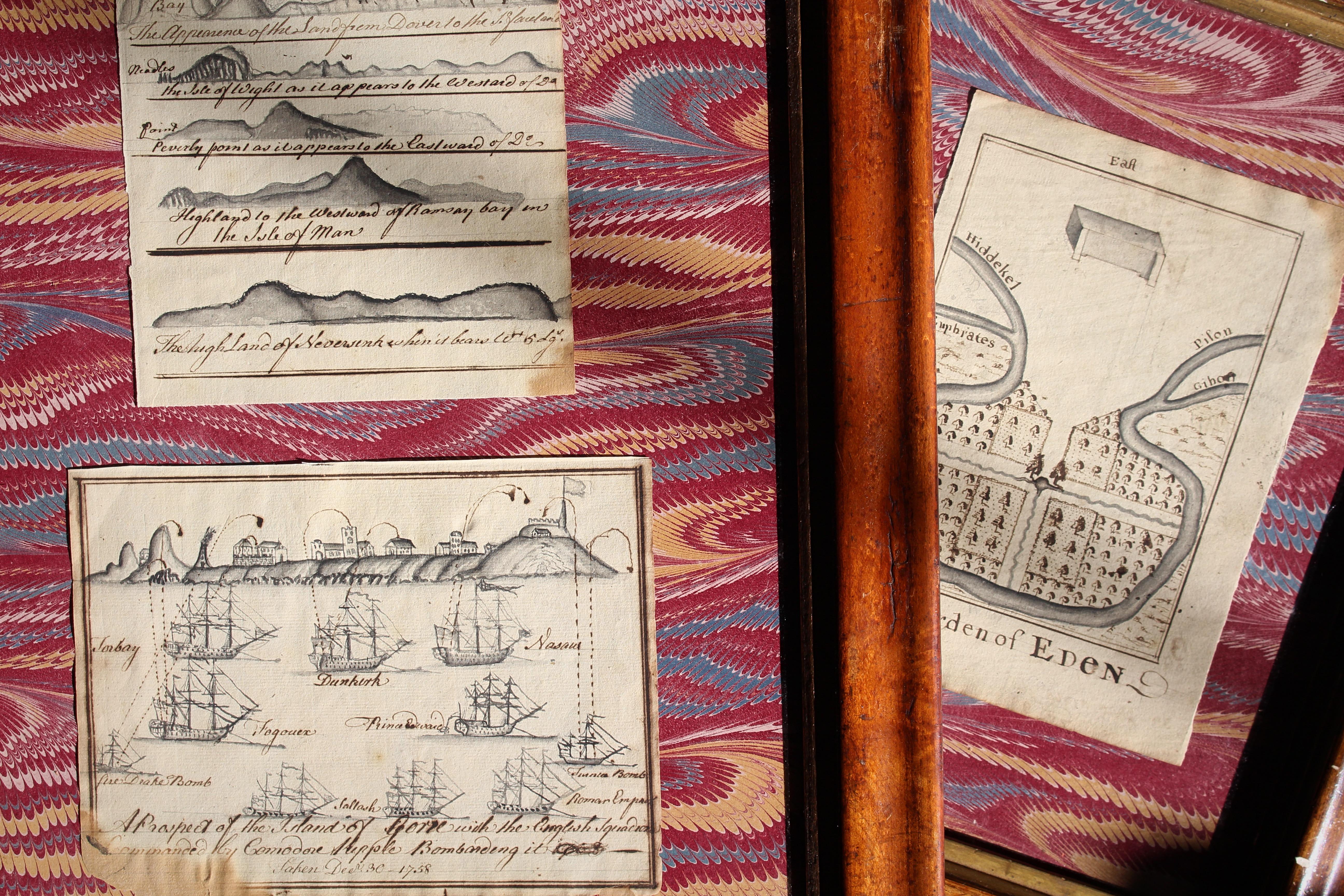 Schizzi a penna e inchiostro di marinai della fine del 18° secolo, arte navale, nautica e popolare. in vendita 5