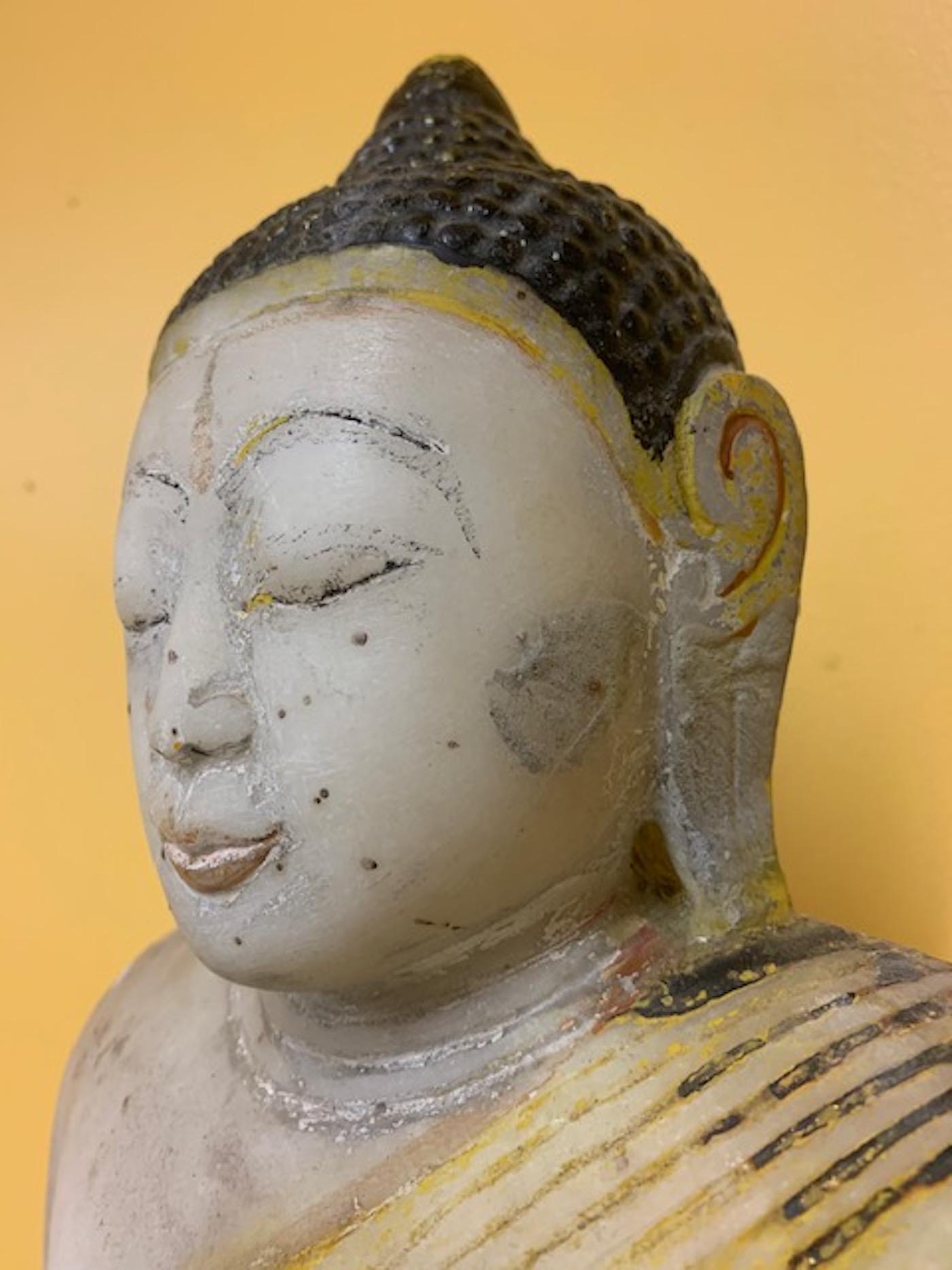 Other Late 18th Century Stone Shan State, Burmese, Myanmar Buddha For Sale