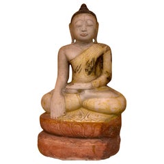 Late 18th Century Stone Shan State, Burmese, Myanmar Buddha
