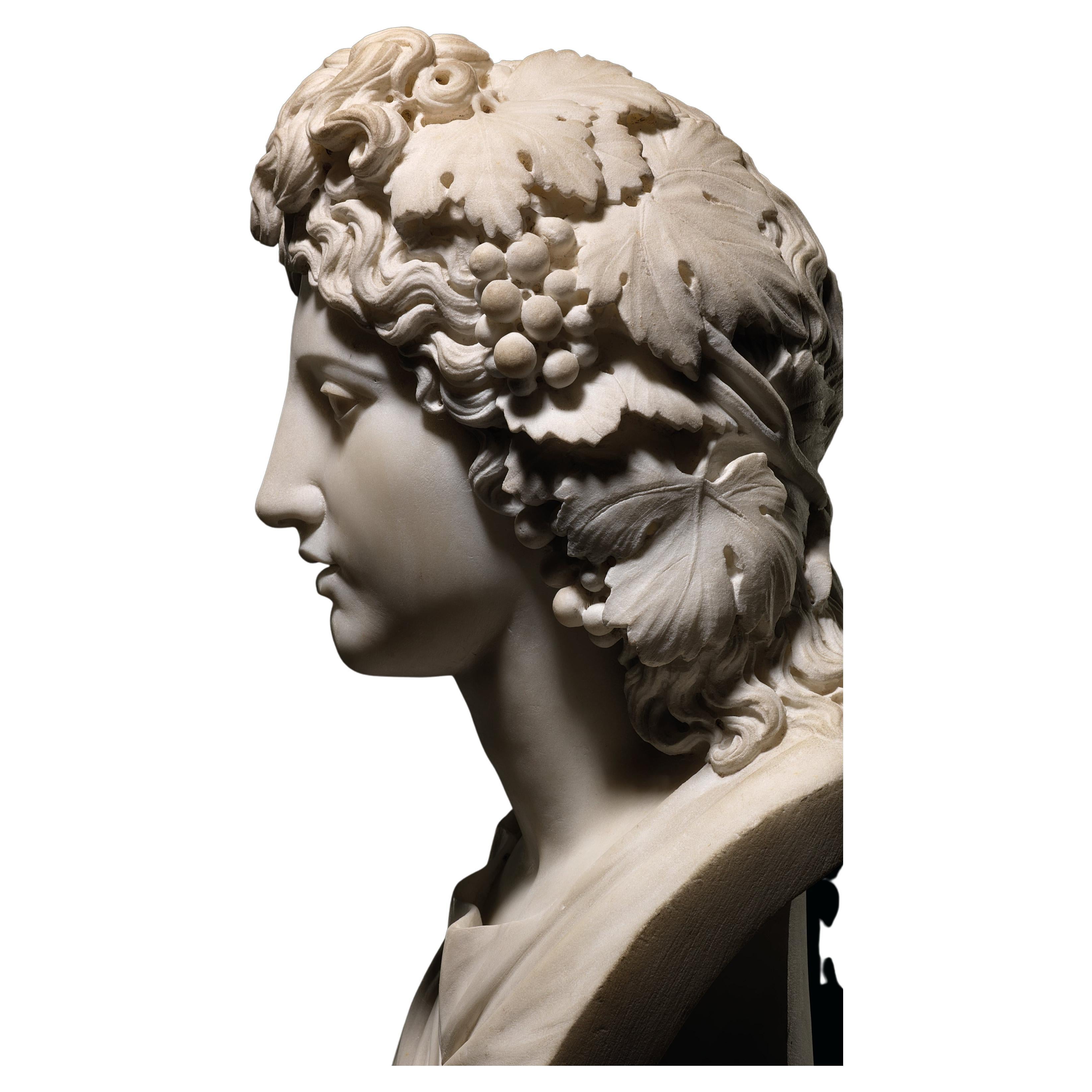 Altro Coppia di busti in marmo di Terpsichore e Melpomene della fine del XVIII secolo in vendita