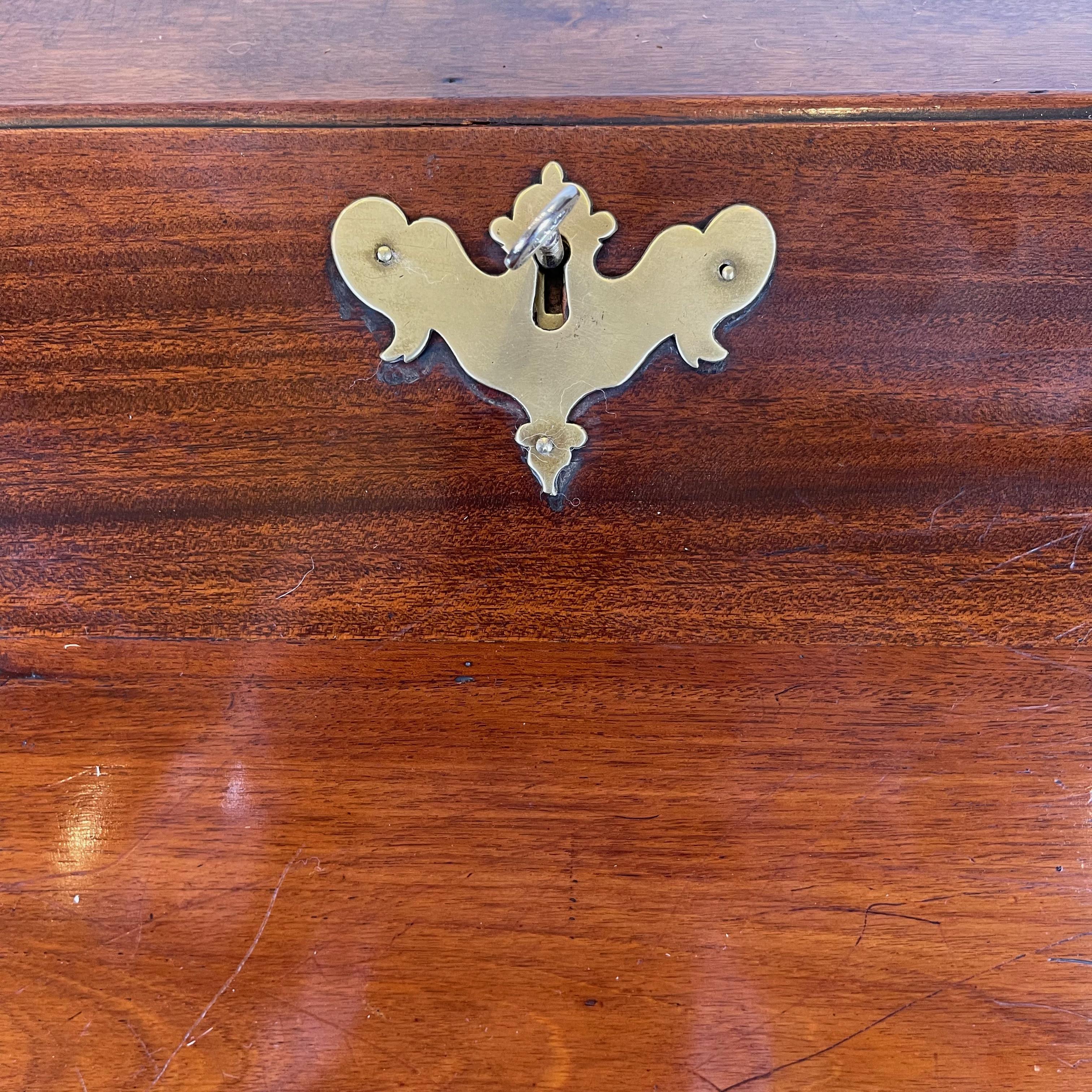 Late 18th Century American Mahogany Slant Front Desk 8
