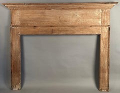 Late 18th Century American Pine Fireplace Mantel