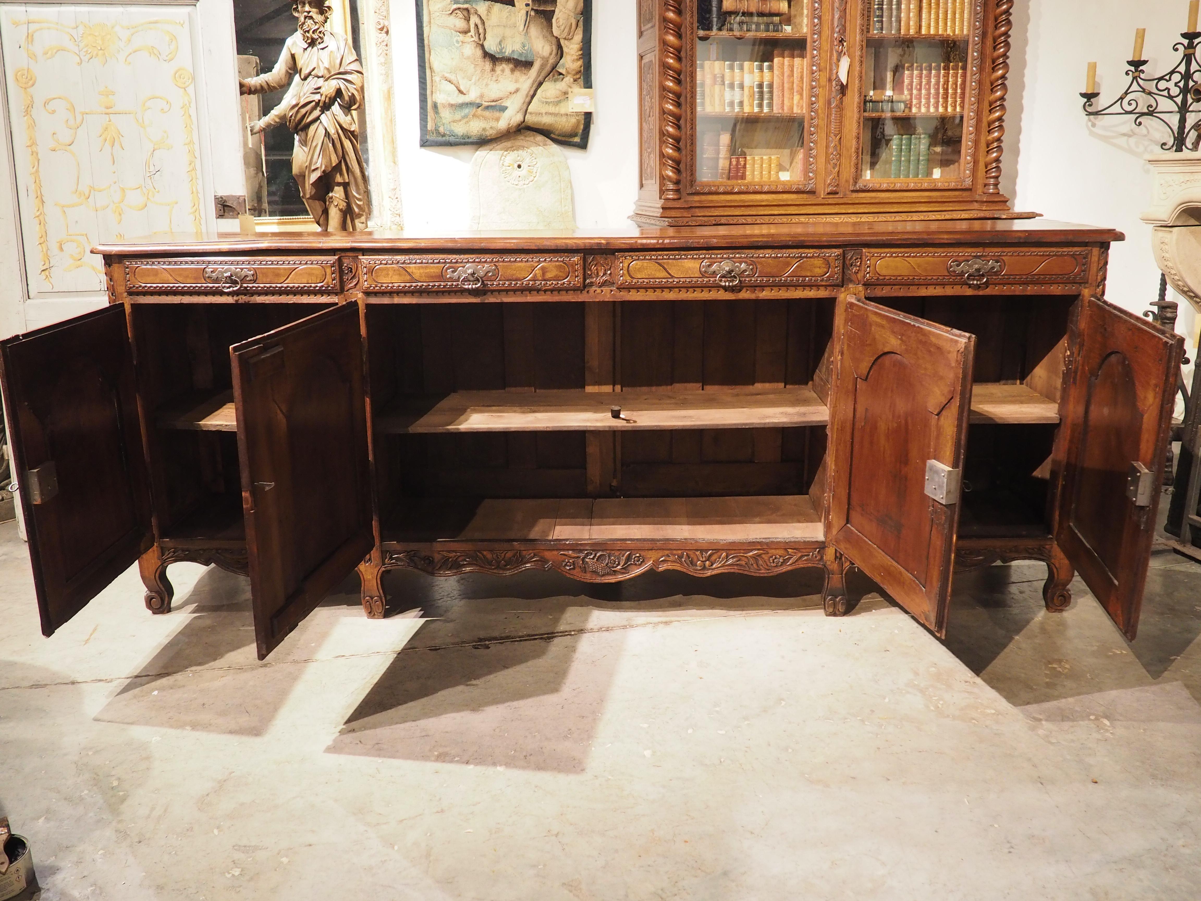 Late 18th Century Antique French Four-Door Enfilade Buffet 6