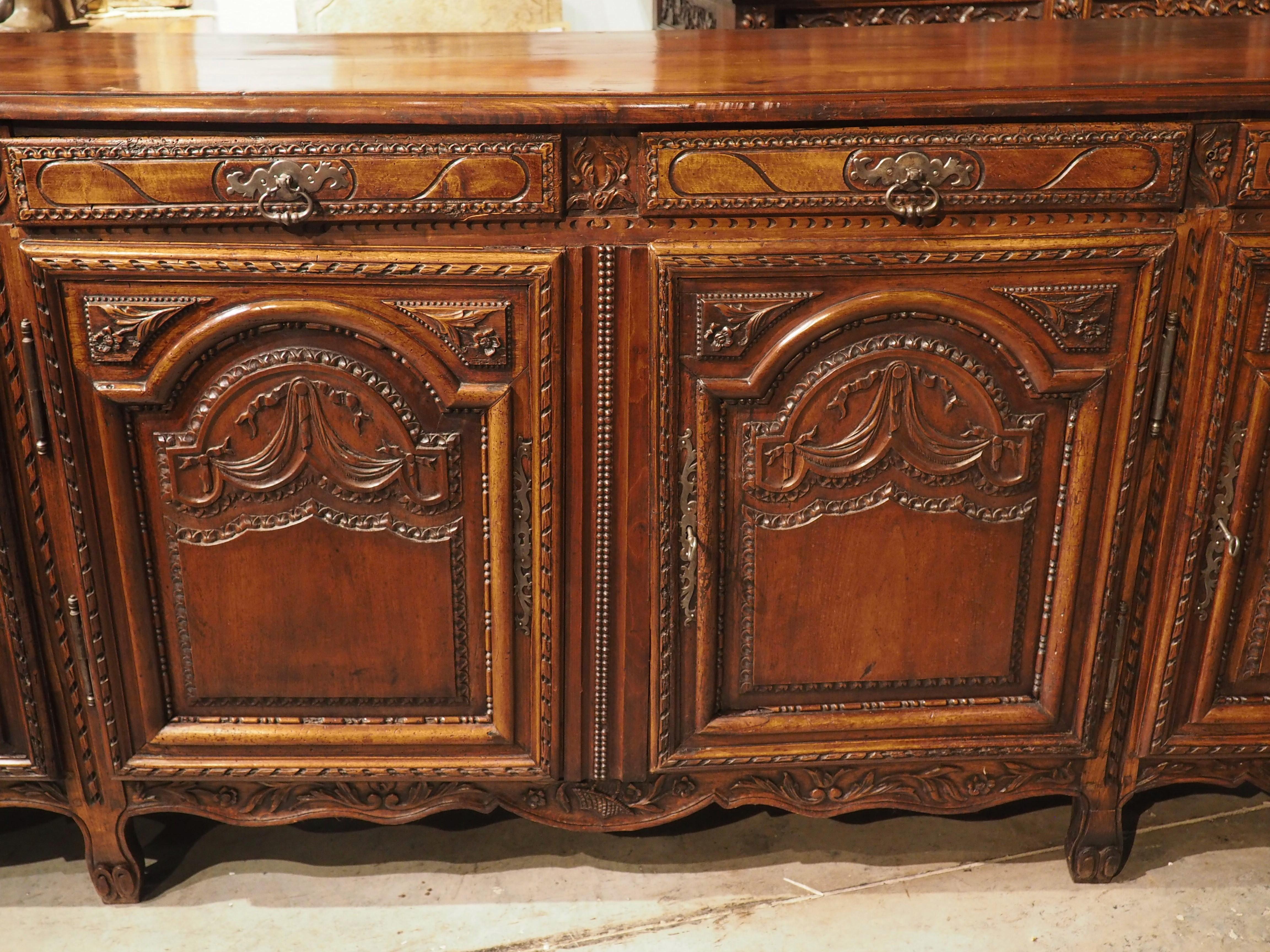 Late 18th Century Antique French Four-Door Enfilade Buffet 13