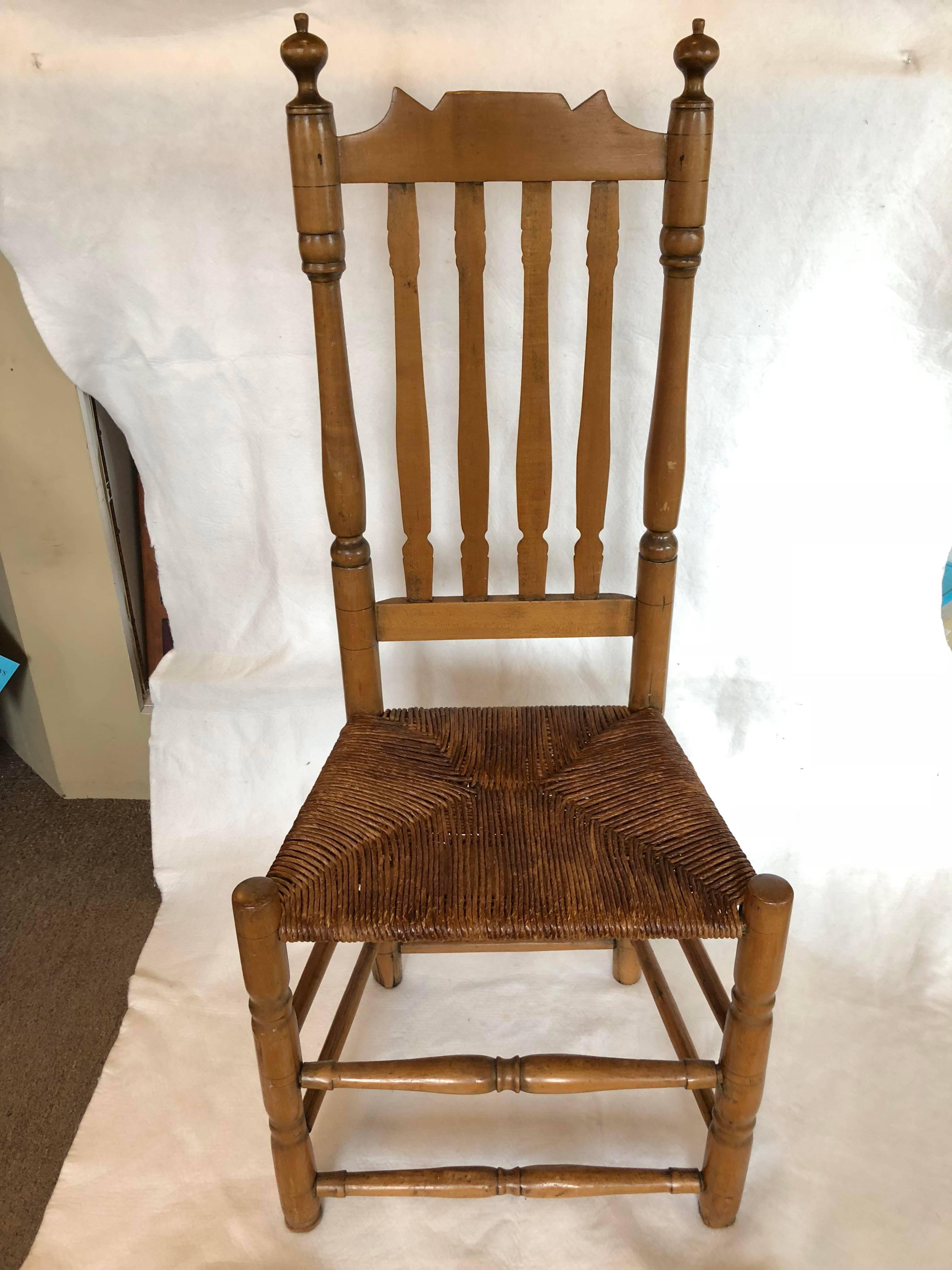 Late 18th Century Banister Back Chair 1