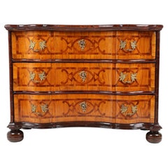 Late 18th Century Baroque Chest of Drawers with spectacular inlaid