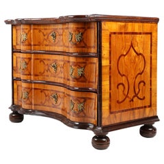 Late 18th Century Baroque Chest of Drawers with spectacular inlaid