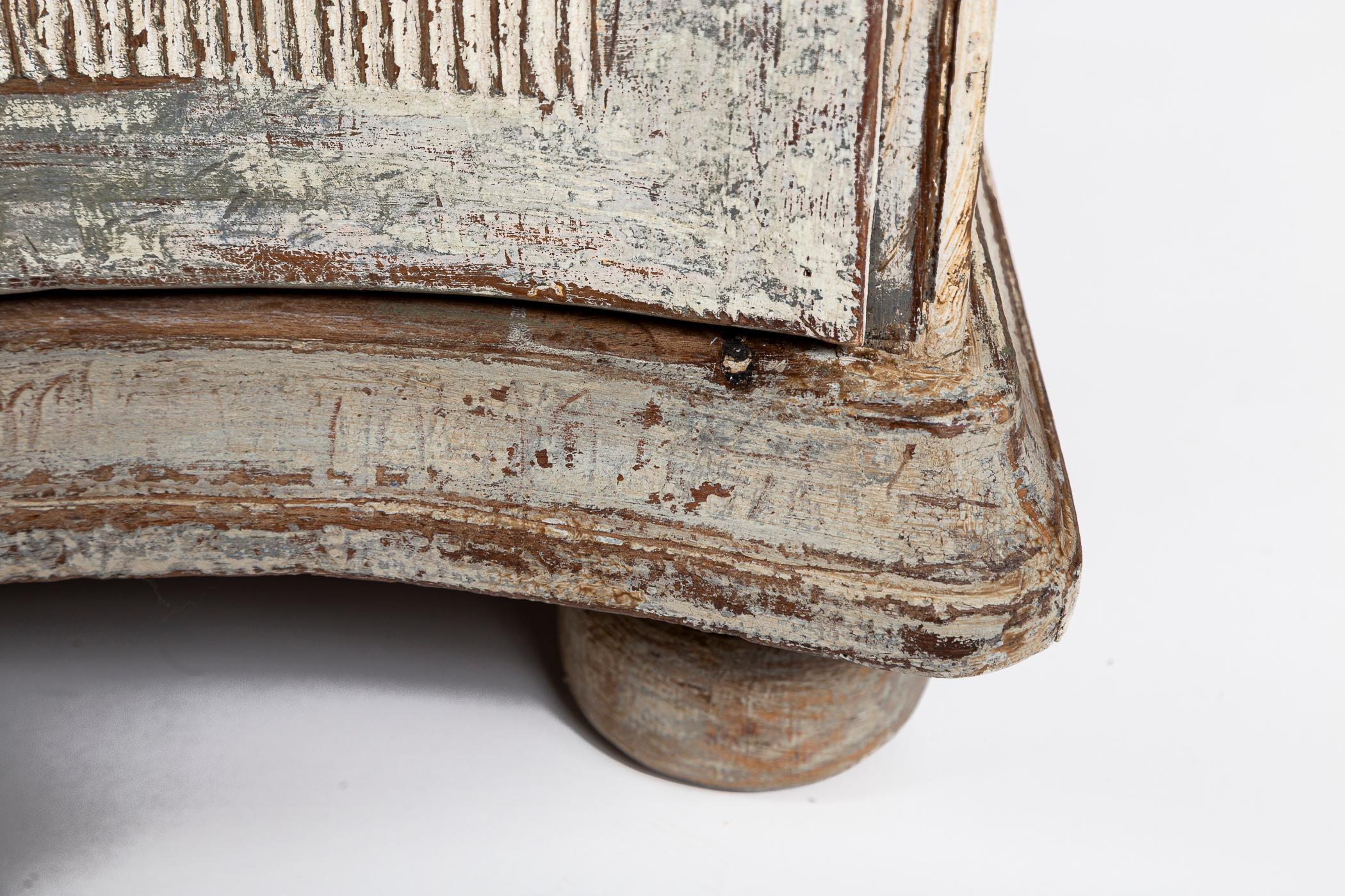 Late 18th Century Baroque Painted Chest Of Drawers For Sale 3