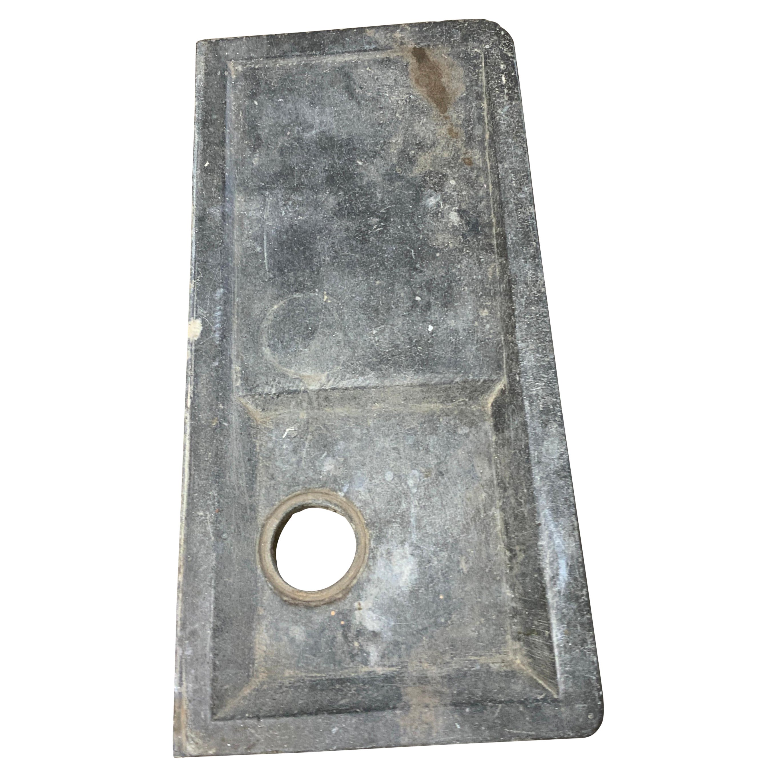 Late 18th Century Belgium Bluestone Sink