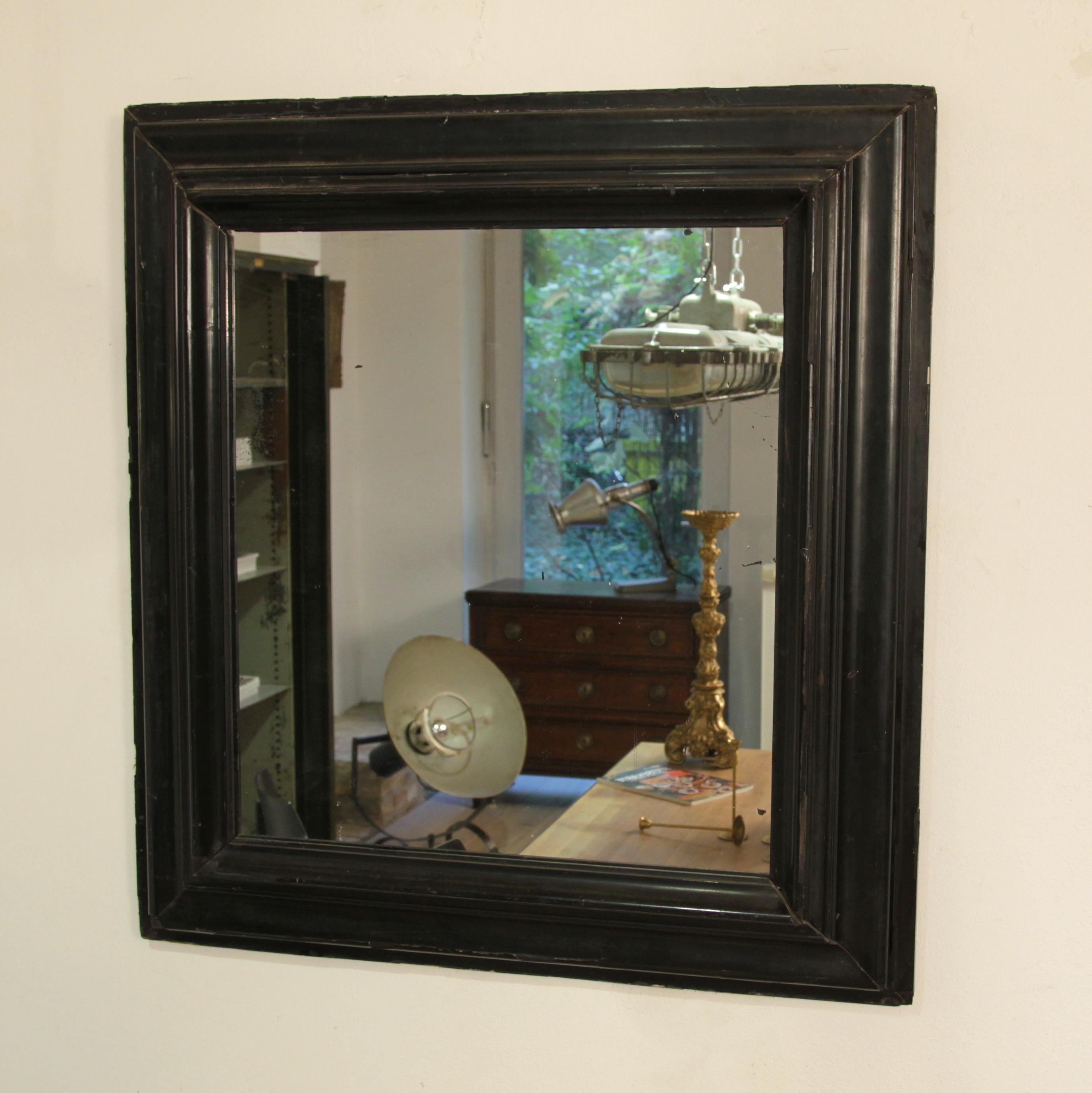 black baroque mirrors