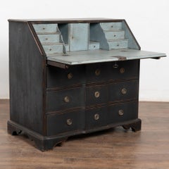 Segreteria in Oak della fine del XVIII secolo proveniente dalla Danimarca