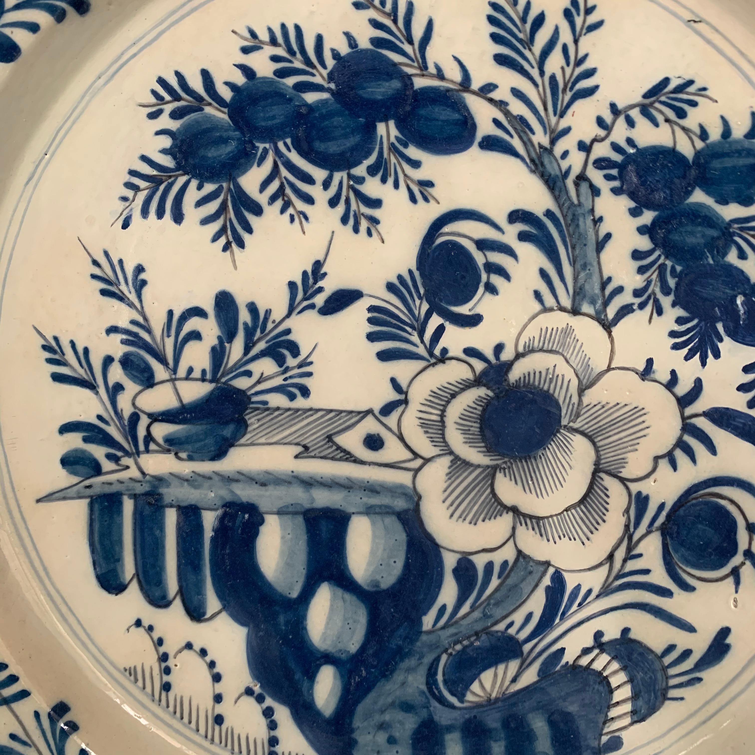 danish pottery blue and white