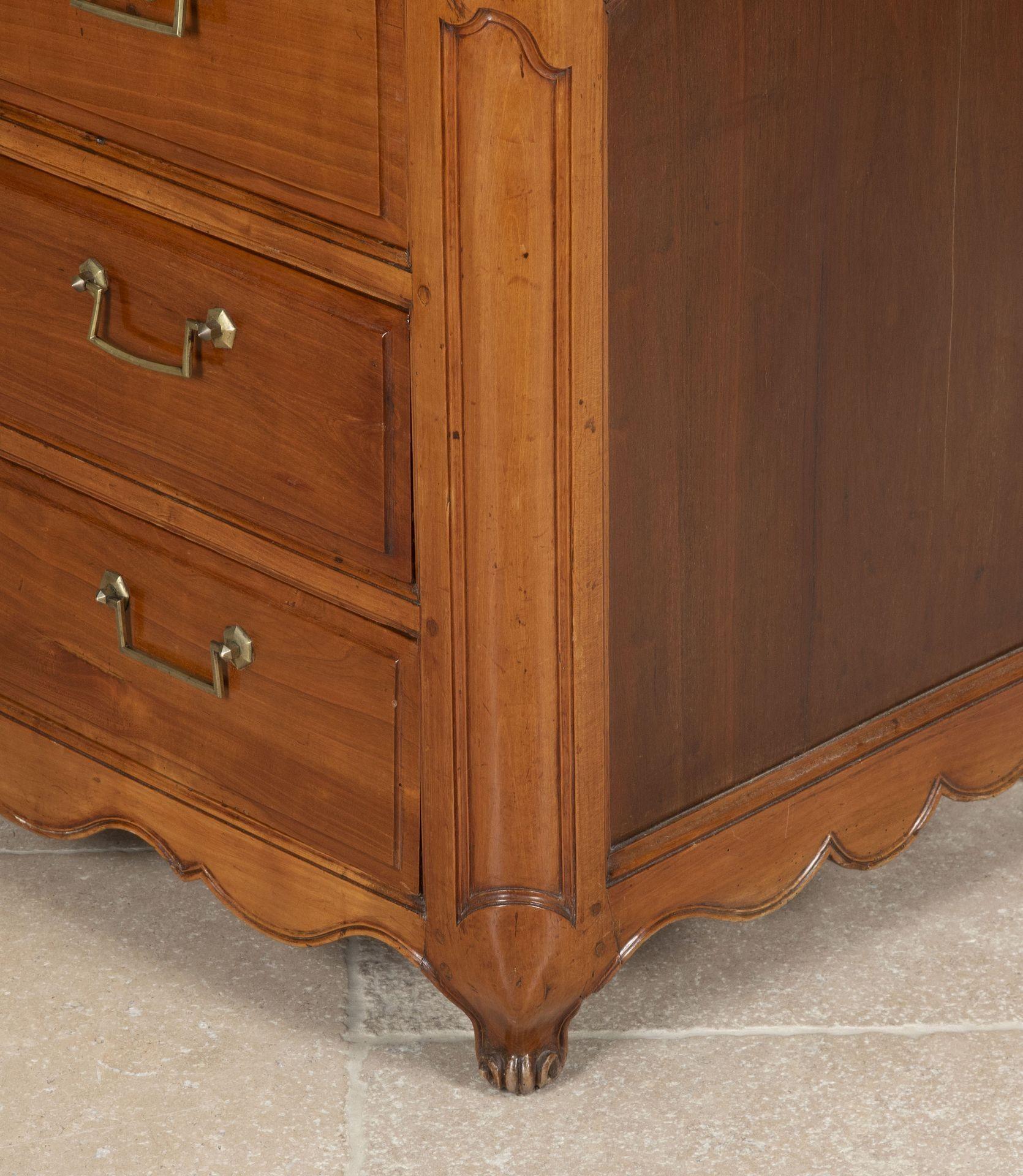 Mobile da ufficio in ciliegio e mogano di Bordeaux della fine del XVIII secolo in vendita 7