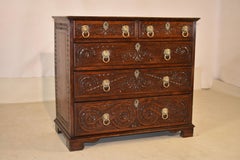 Late 18th Century Carved Chest of Drawers