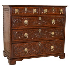 Late 18th Century Carved Chest of Drawers