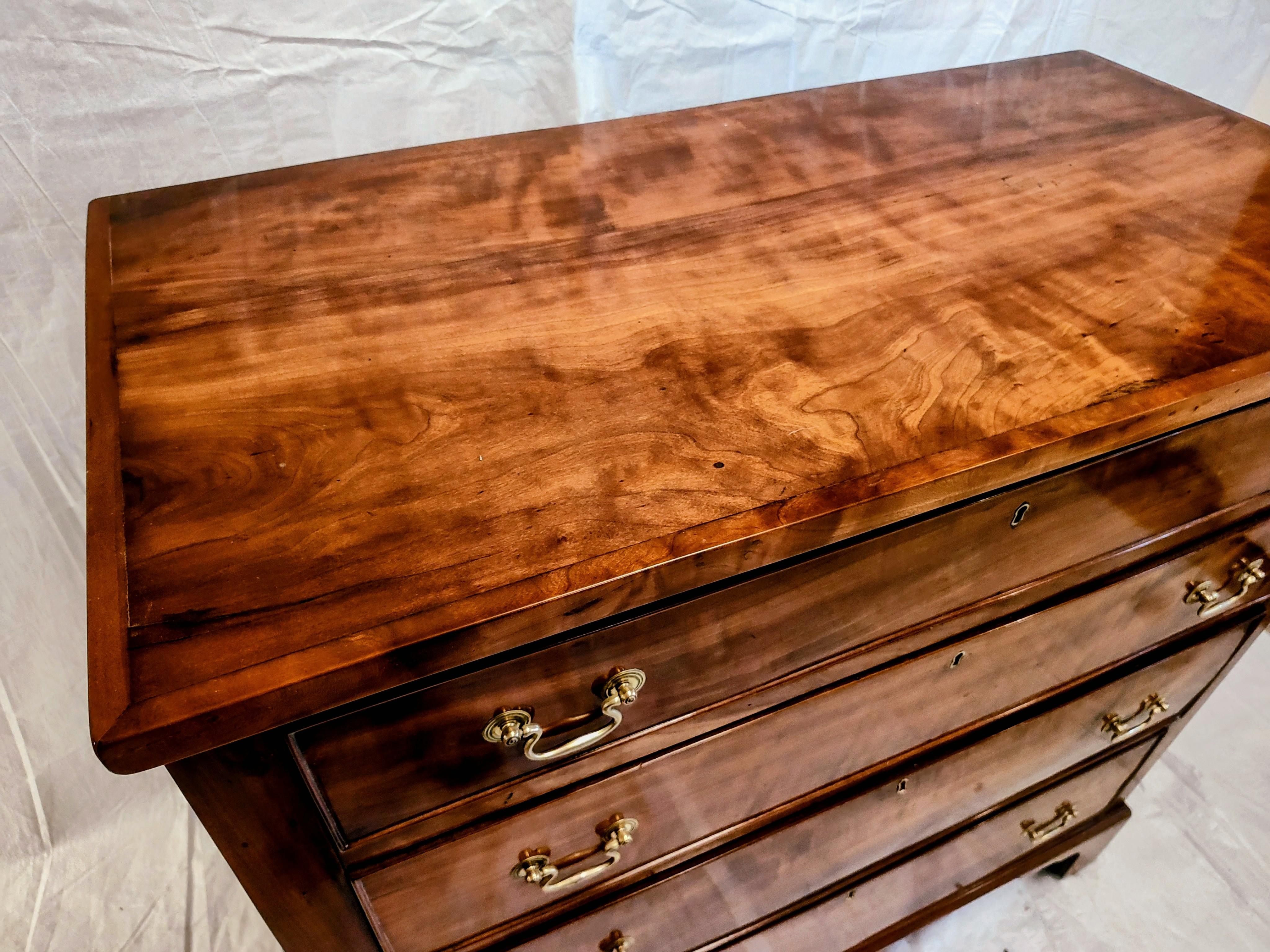 American Late 18th Century Cherry Chest For Sale