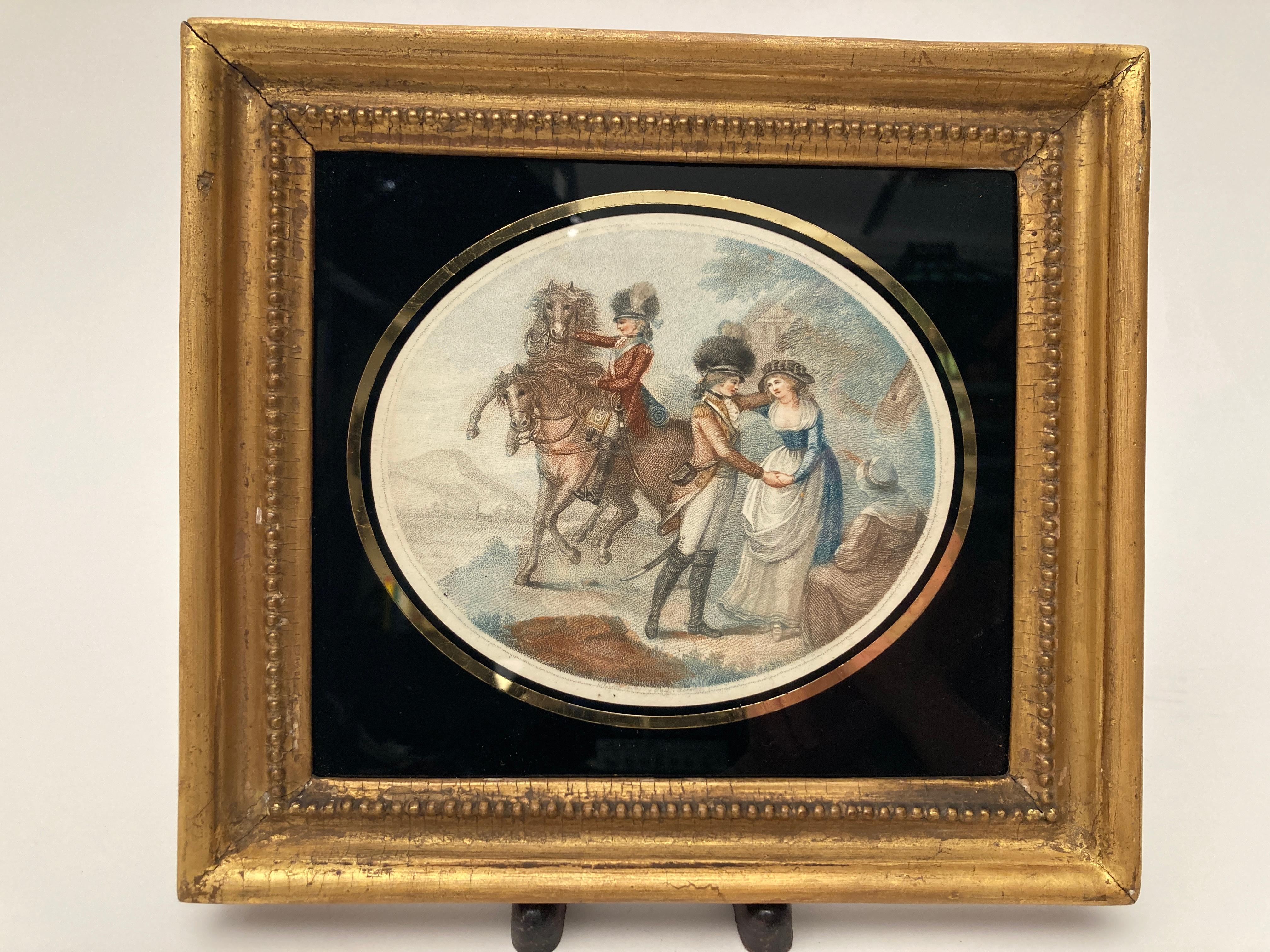Farbdruck-Stiche des späten 18. Jahrhunderts nach Originalen des Künstlers Henry William (Georgian) im Angebot