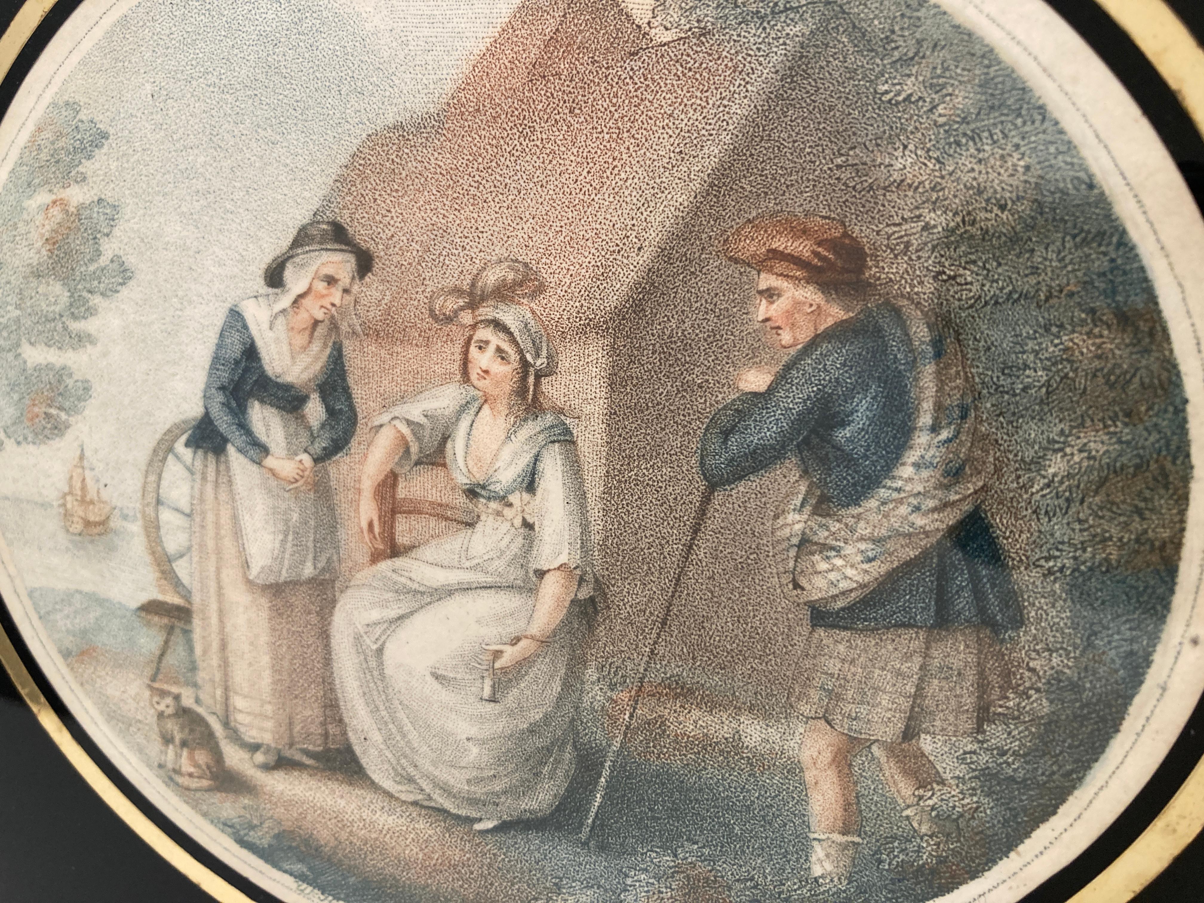 English Late 18th Century Color Print Engravings after Originals by Artist Henry William For Sale