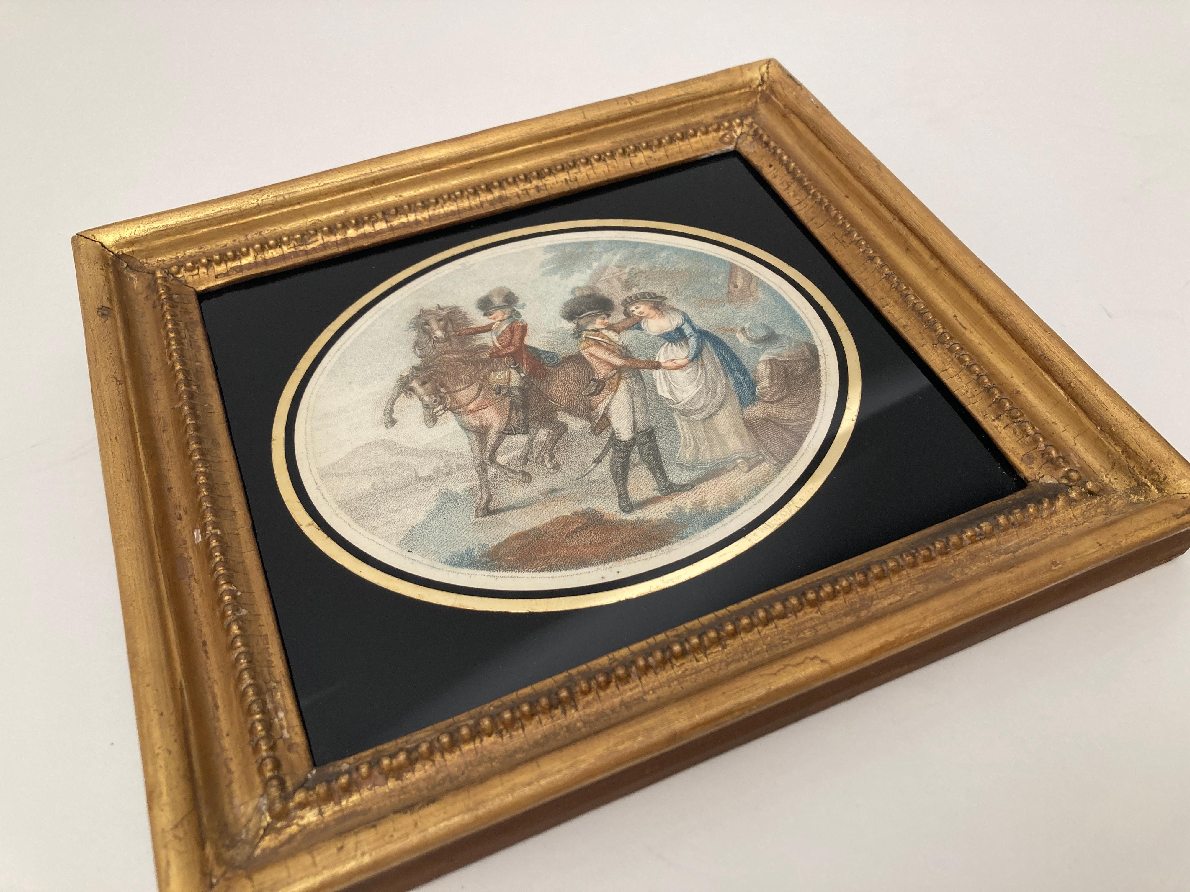 Farbdruck-Stiche des späten 18. Jahrhunderts nach Originalen des Künstlers Henry William (Glas) im Angebot