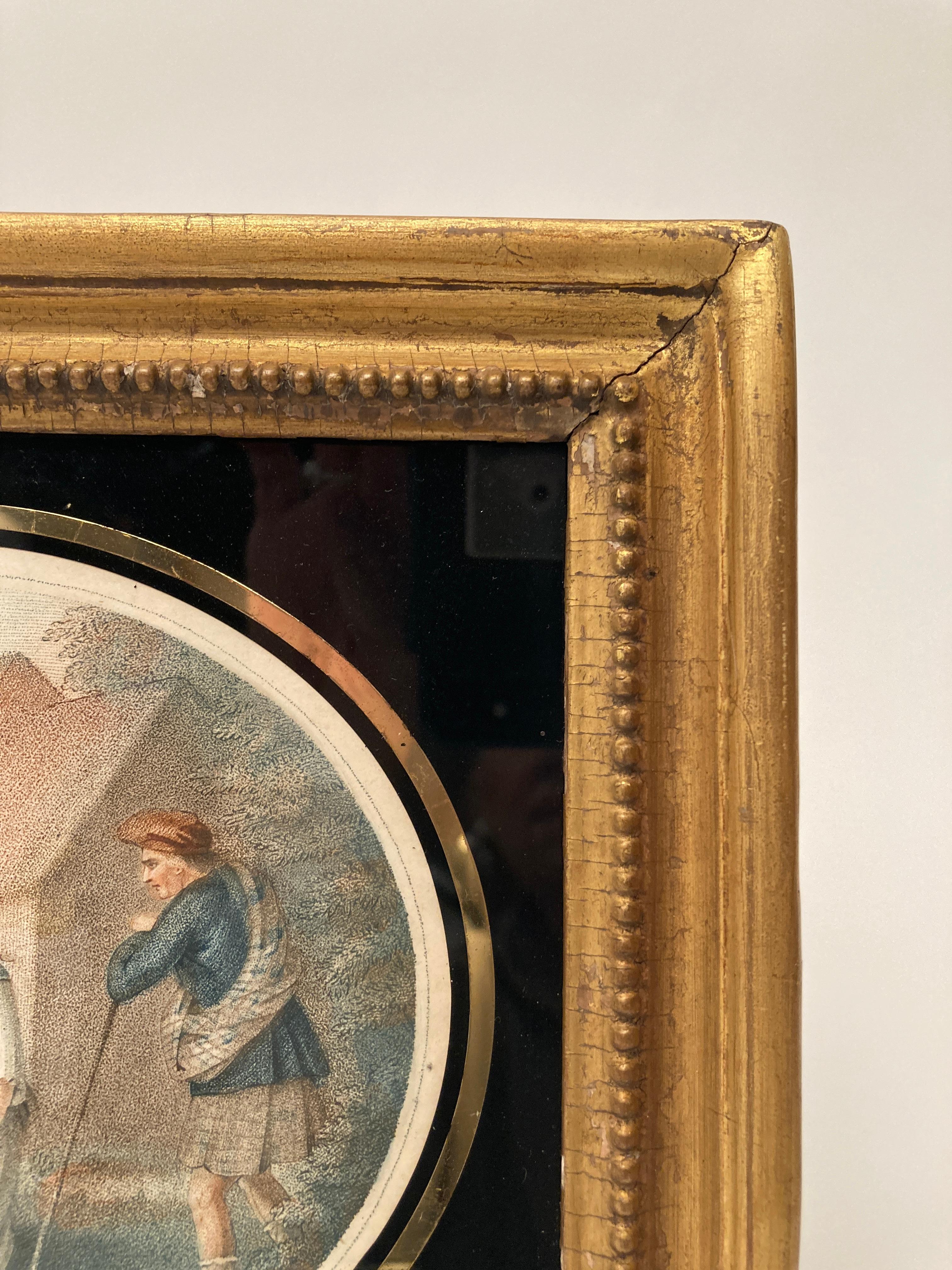 Farbdruck-Stiche des späten 18. Jahrhunderts nach Originalen des Künstlers Henry William im Angebot 1