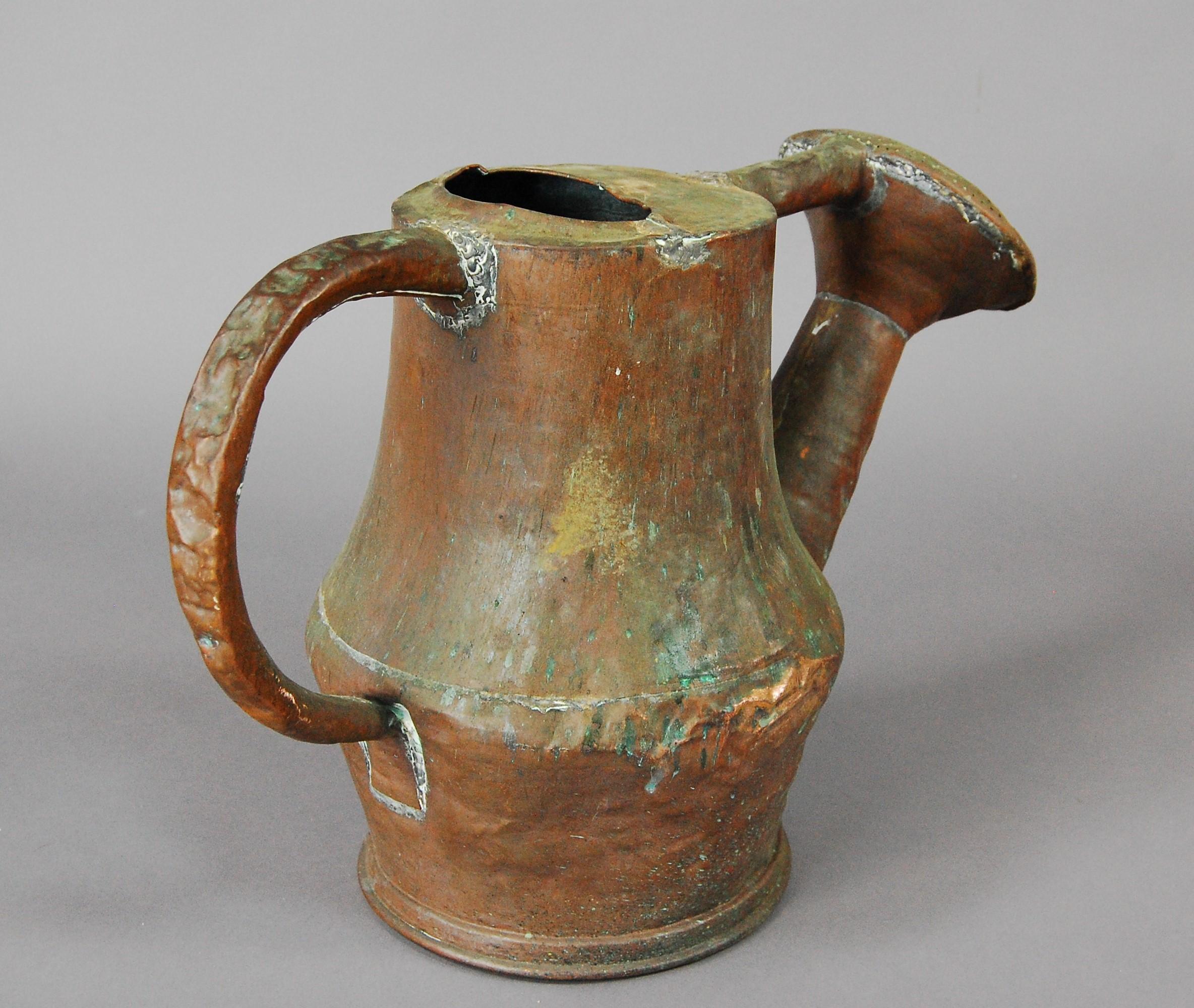 Late 18th Century Copper Watering Can 2