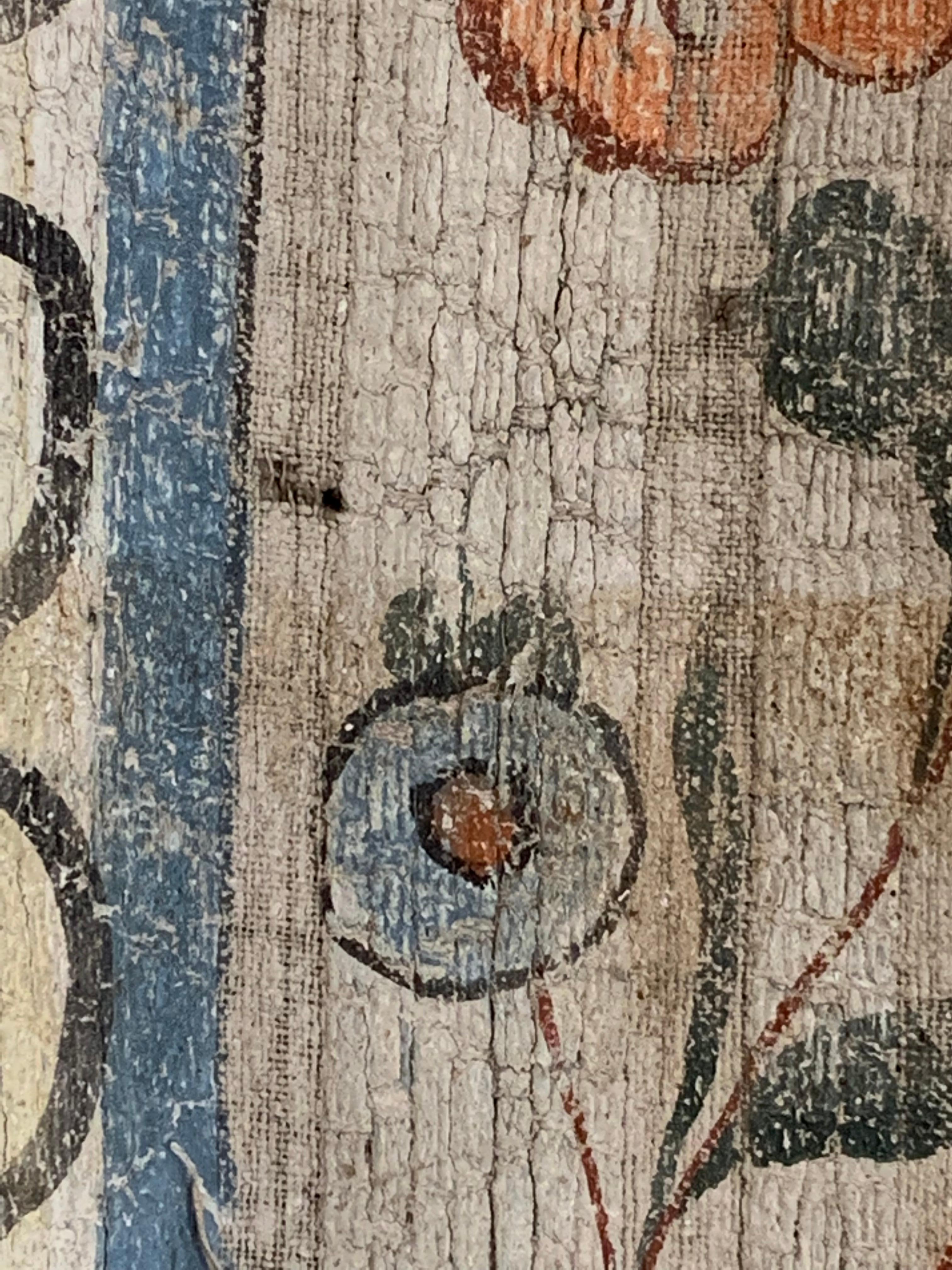 Fine del XVIII secolo Appendiabiti da parete decorativo a due facce in stile folcloristico svedese in vendita 3