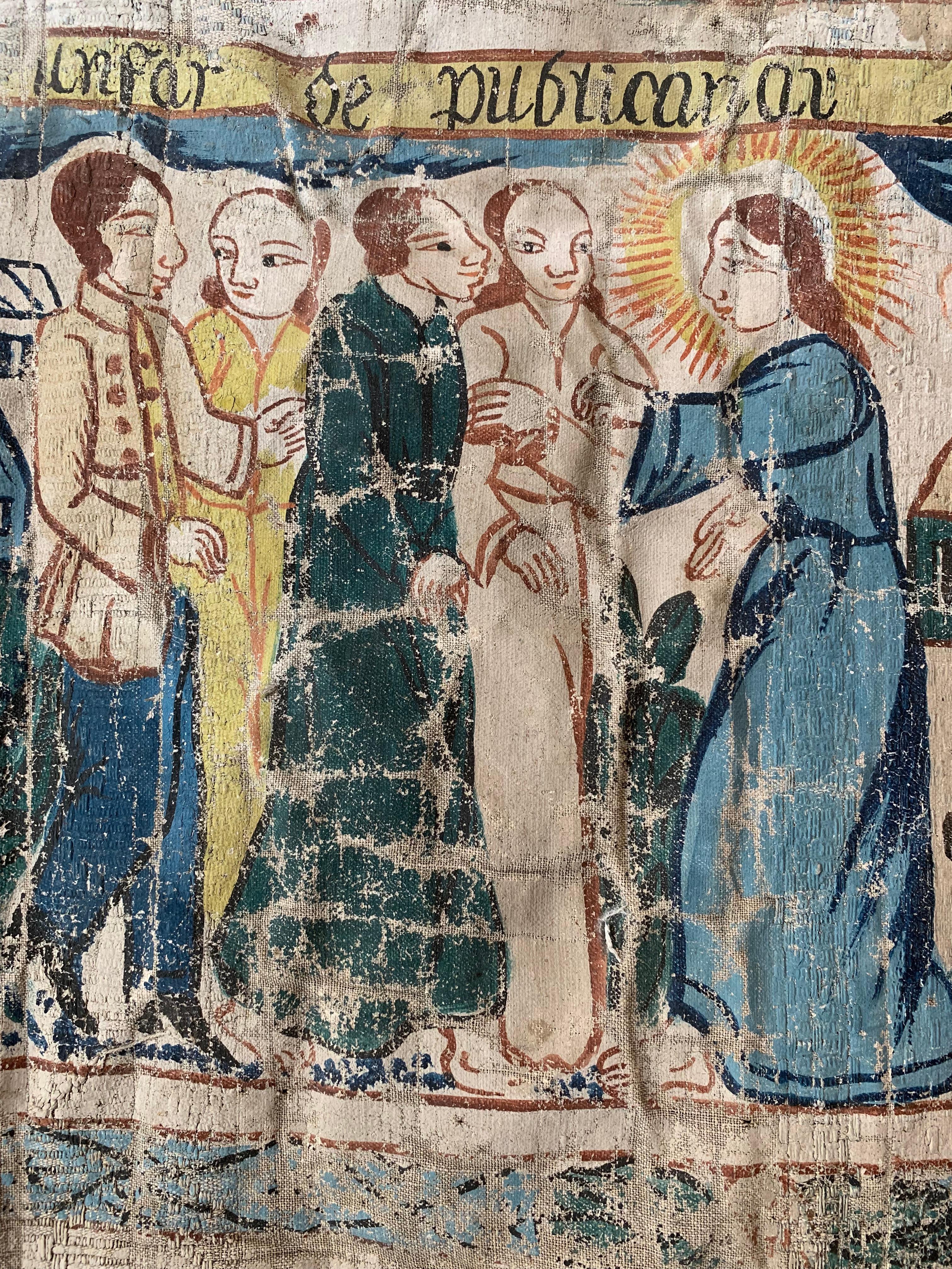 Fine del XVIII secolo Appendiabiti da parete decorativo a due facce in stile folcloristico svedese in vendita 7