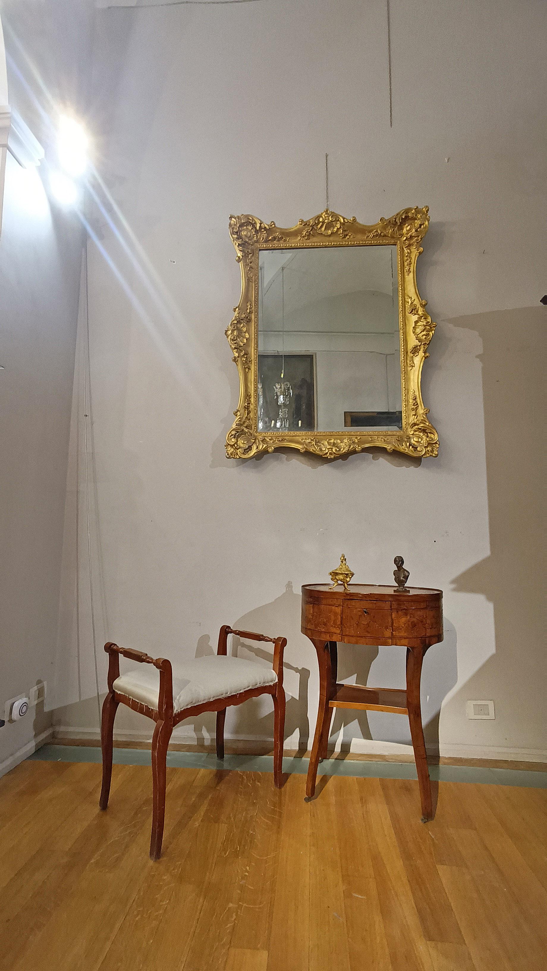 TABLE À CAFÉ DIRECTOIRE DE LA FIN DU XVIIIe SIÈCLE AVEC MARQUETTES en vente 3