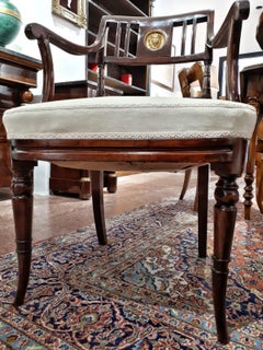 Late 18th Century Directoire Mahogany Armchair Restored