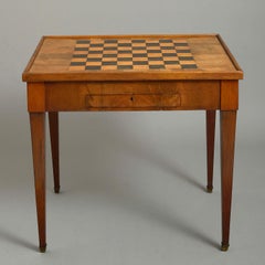 Late 18th Century Directoire Mahogany Games Table