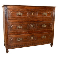 Late 18th Century Directoire Provençal Oak Commode