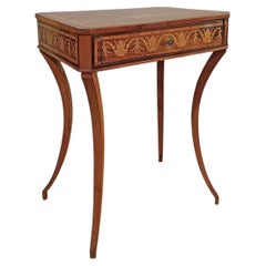 LATE 18TH-CENTURY DIRECTORY-STYLE COFFEE TABLE WITH INLAYS