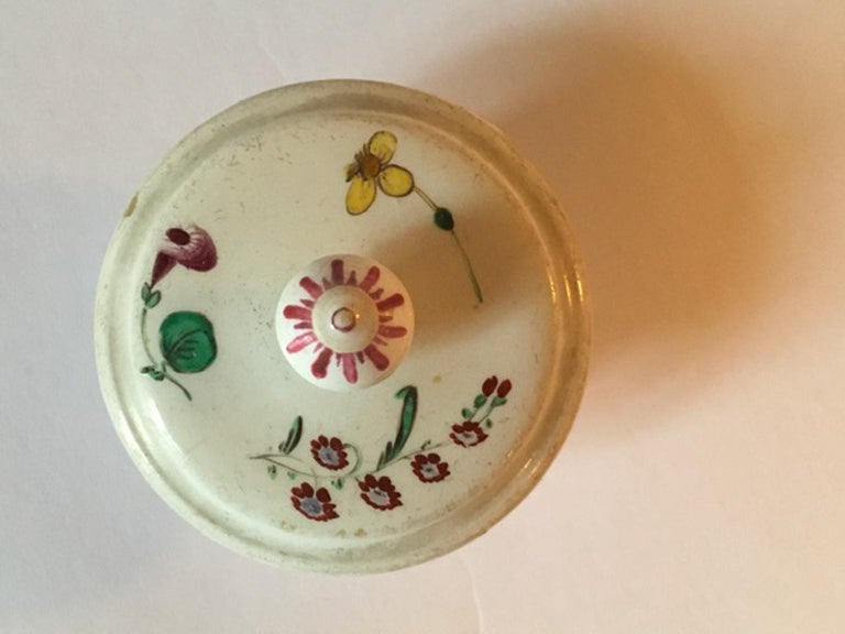 Italy Late 18th Century Doccia Richard Ginori Porcelain Tea Pot Floral Drawings For Sale 12
