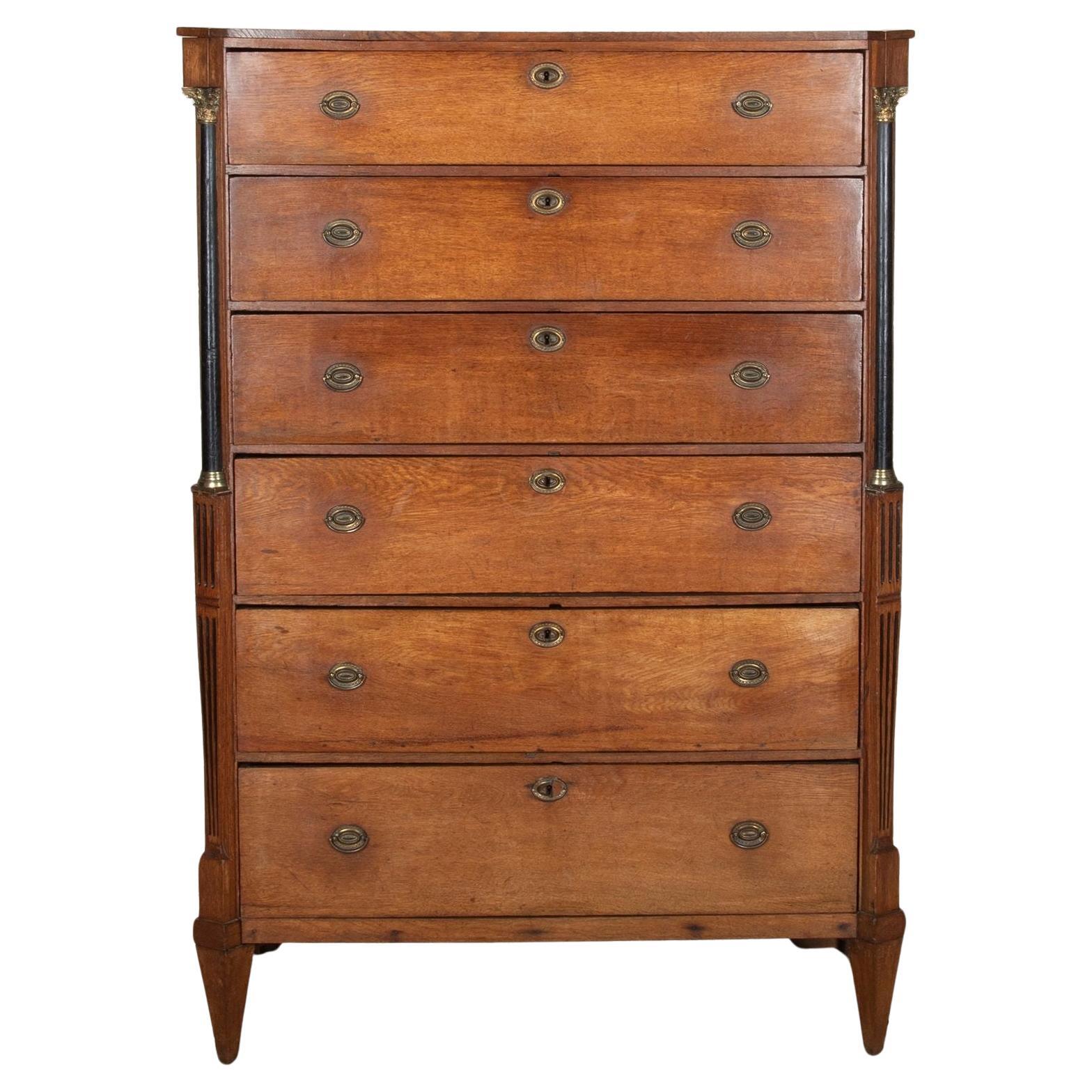 Commode Impero olandese della fine del XVIII secolo in vendita