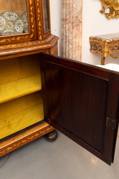 Late 18th Century Dutch Marquetry Cabinet