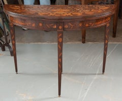 Late 18th Century Dutch Marquetry Game Table
