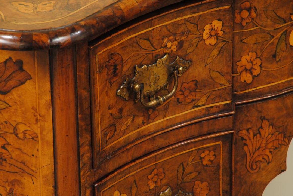 Late 18th Century Dutch Walnut Marquetry Lowboy 2