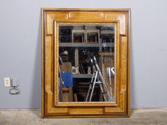Late 18th Century Dutch Walnut Mirror with Inlaid Panels
