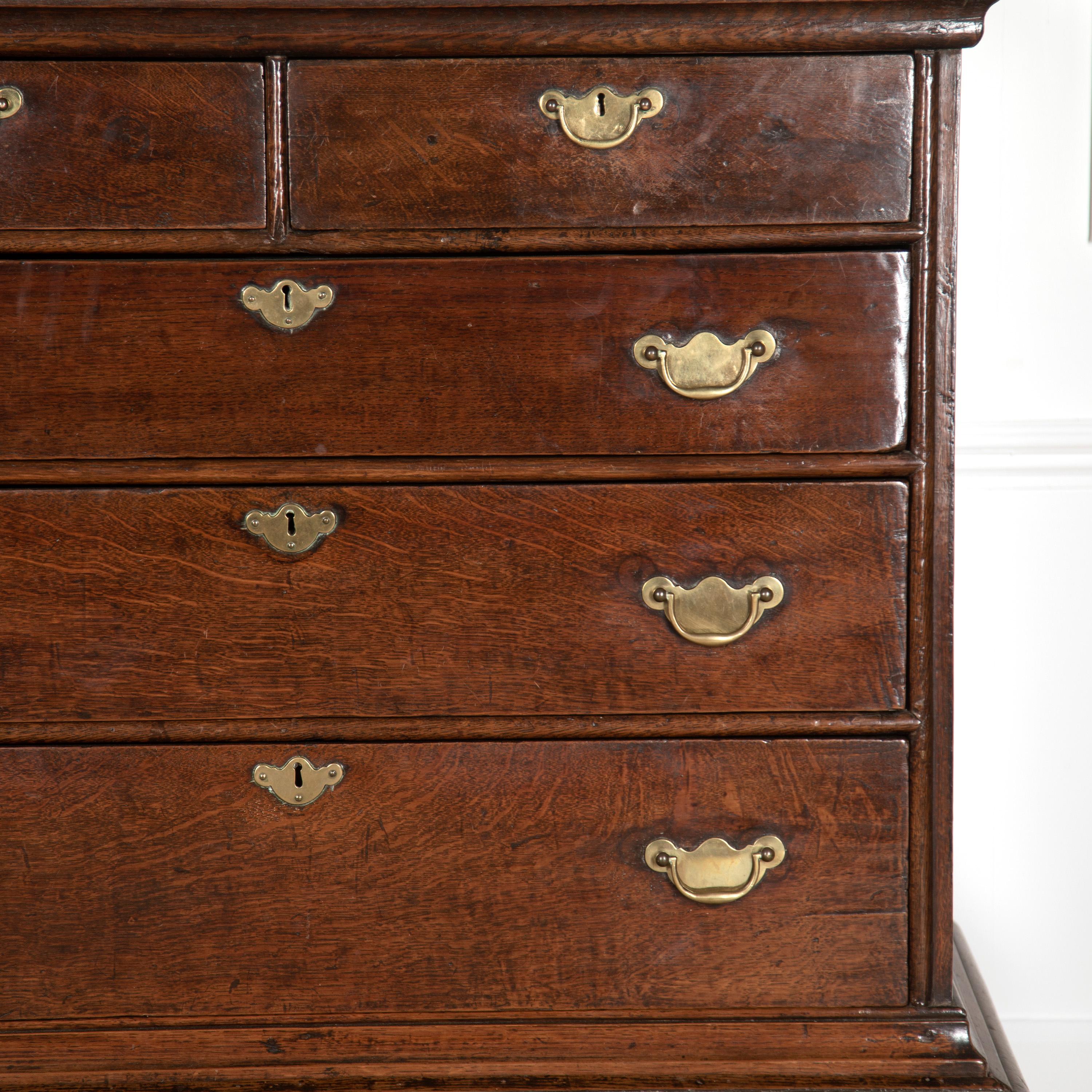 Oak Late 18th Century English Chest on Stand For Sale