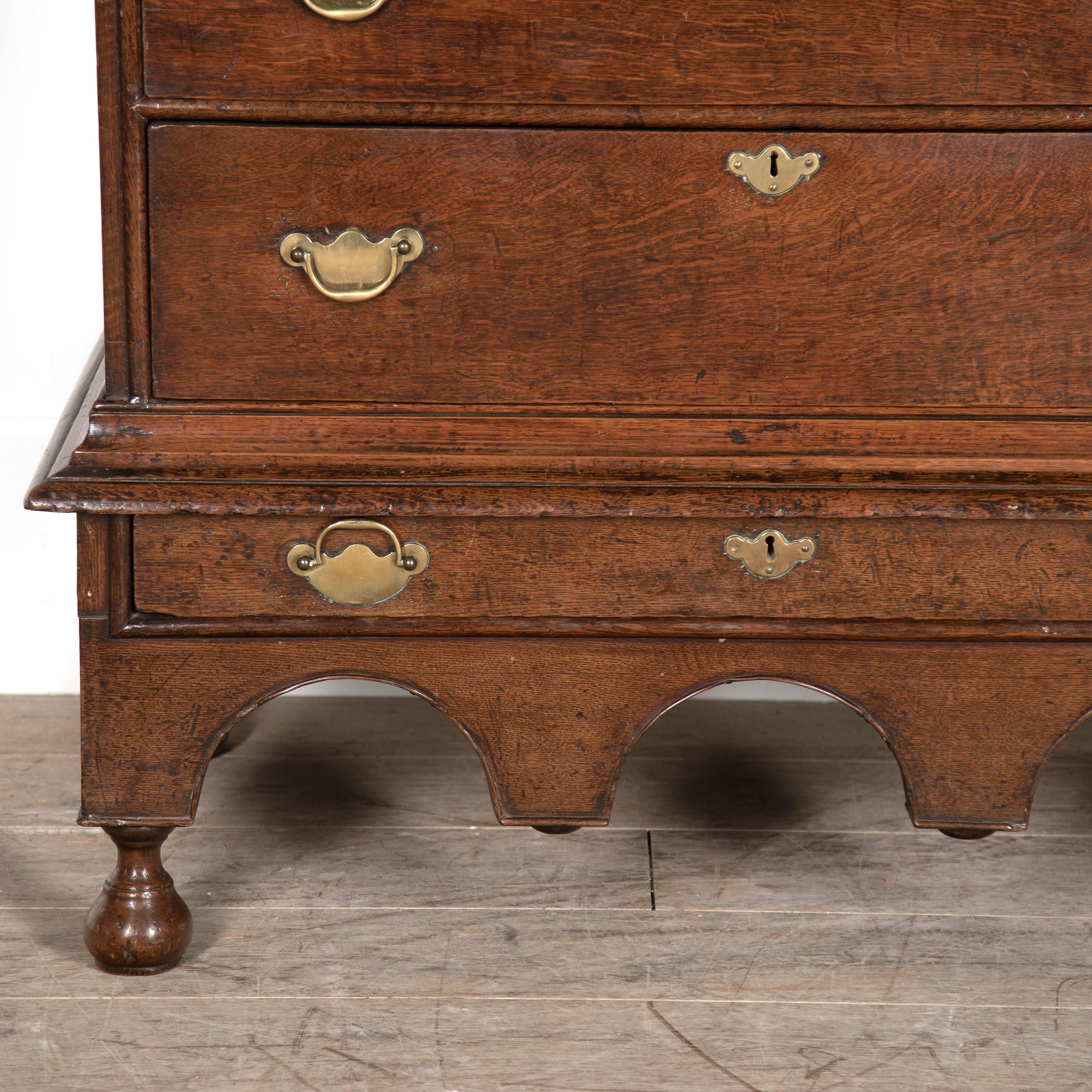 Late 18th Century English Chest on Stand For Sale 1