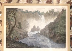 Incisione inglese della fine del XVIII secolo sulla "Cascata di Terni
