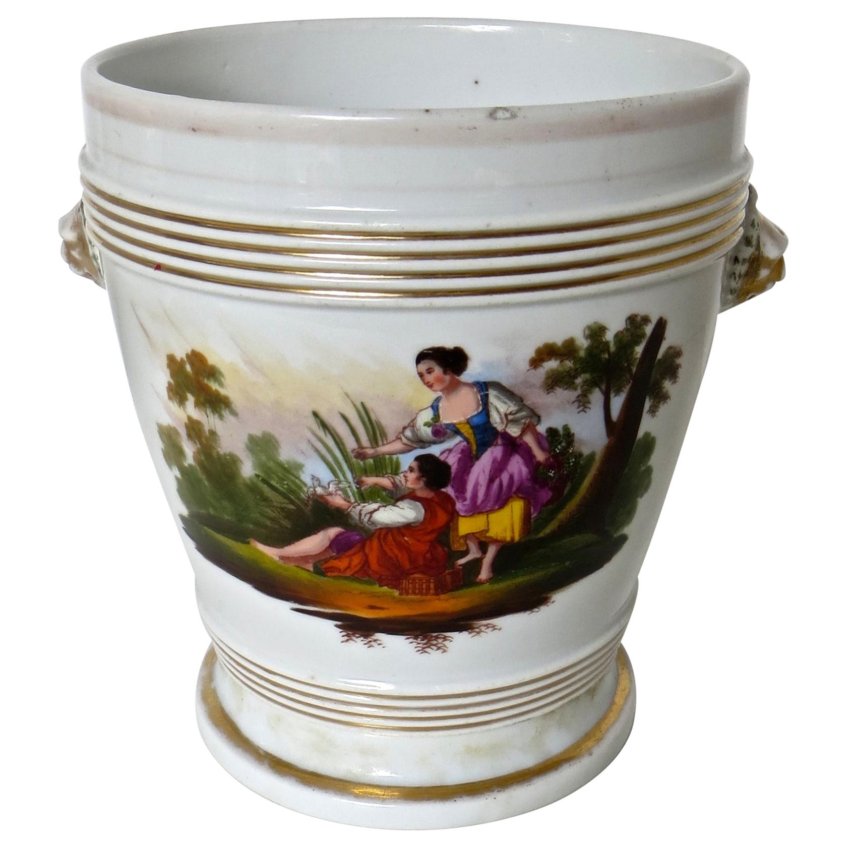 Late 18th Century English Faience Planter For Sale