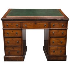 Antique Late 18th Century English Georgian Mahogany Architects Desk