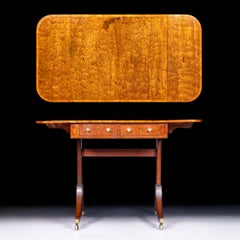 Late 18th Century English Georgian Sofa Table of Neat proportions