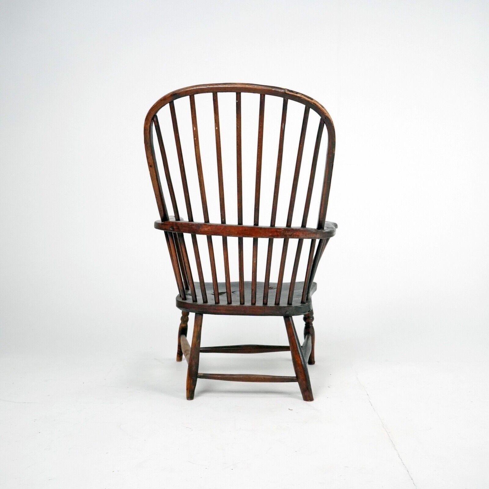 18th Century and Earlier Late 18th Century English Hoop Back Windsor Chair