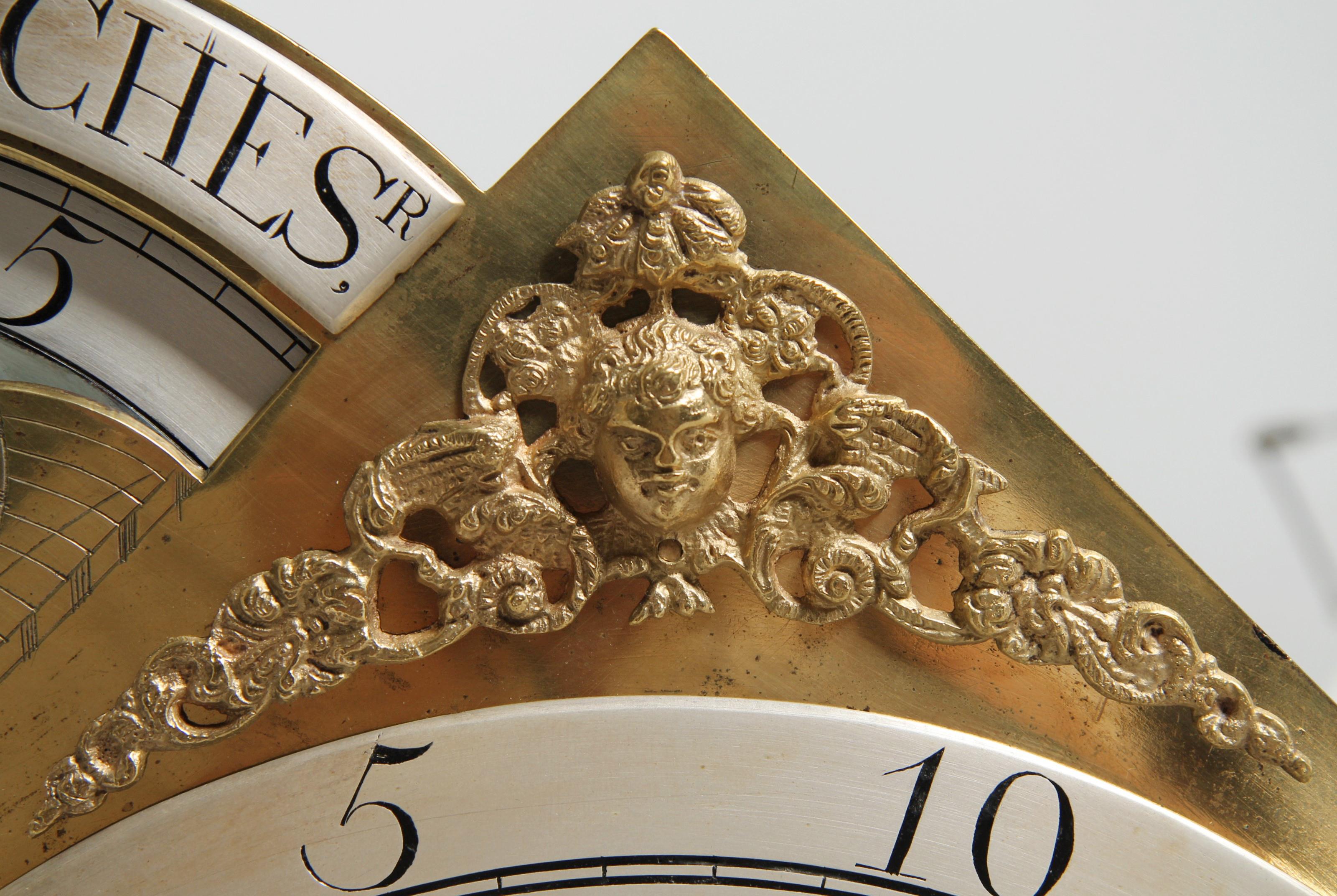 Late 18th Century English Longcase Clock with Moonphases, Manchester, circa 1780 For Sale 5