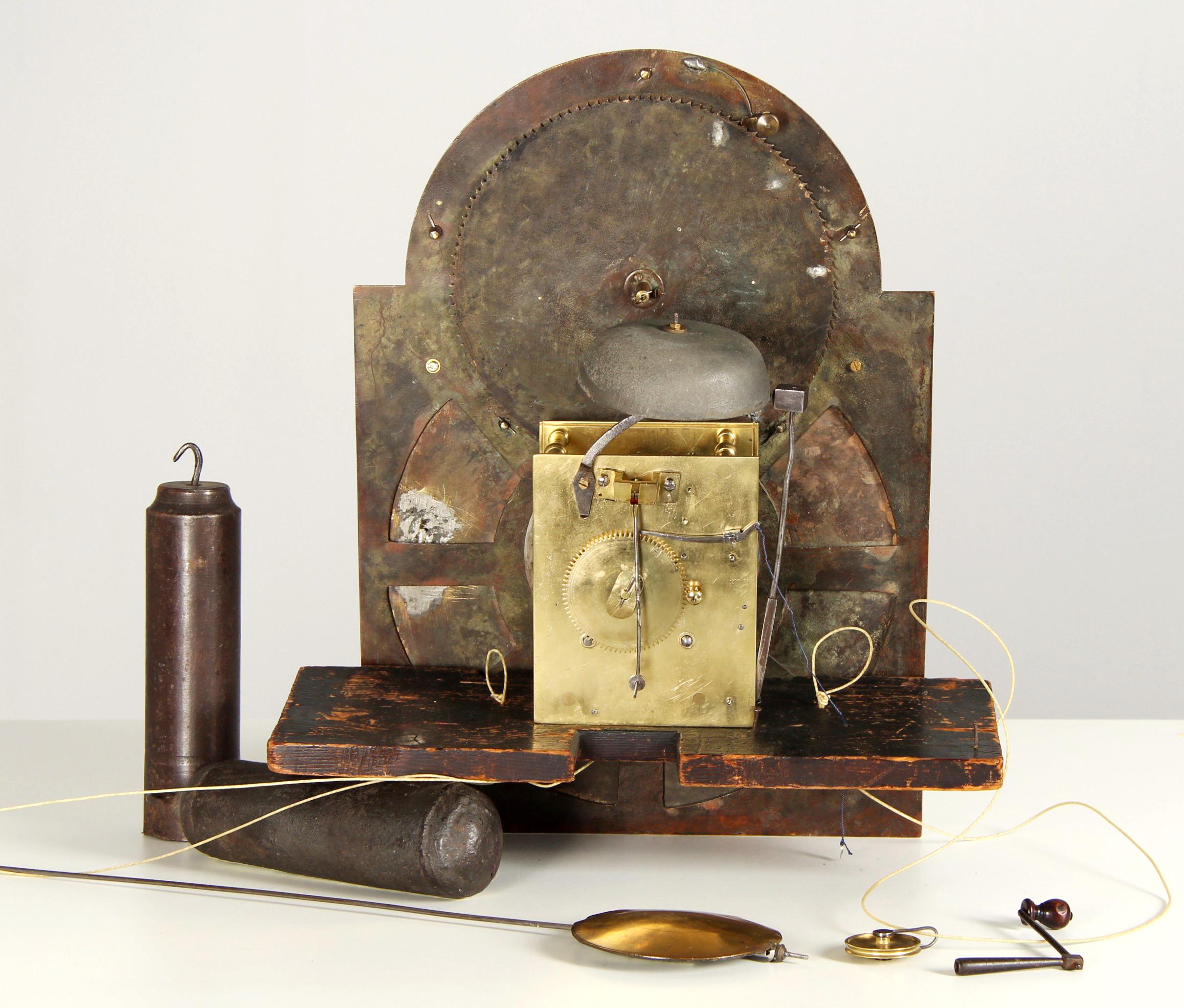 Late 18th Century English Longcase Clock with Moonphases, Manchester, circa 1780 For Sale 6